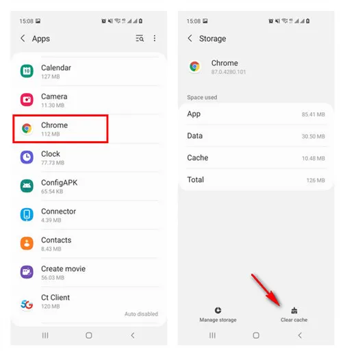Delete Browser Trash on Android
