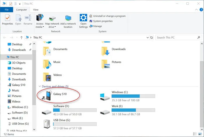 windows 10 file explorer