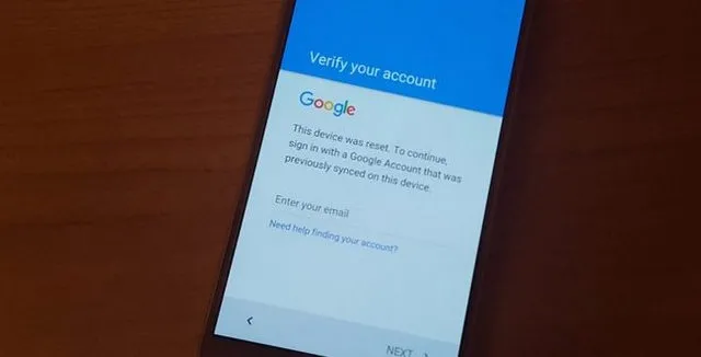 google factory reset protection