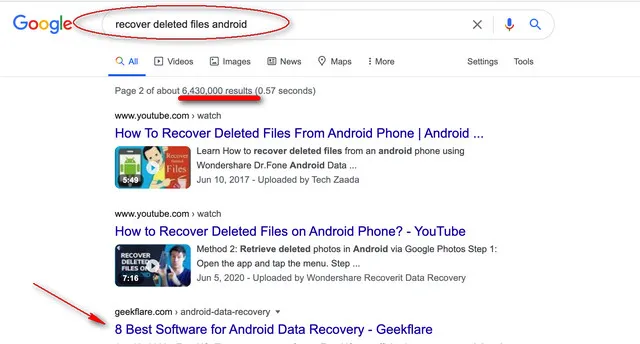 recover deleted files on android phone