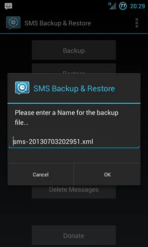 SMS Backup and Restore